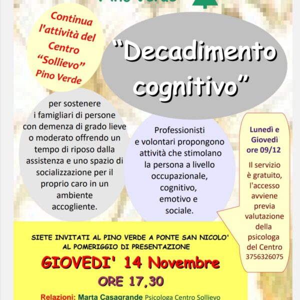 Decadimento cognitivo